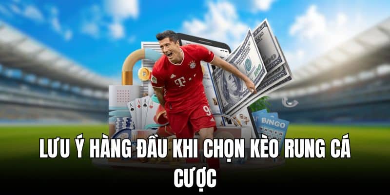 Lưu ý hàng đầu khi chọn kèo rung cá cược