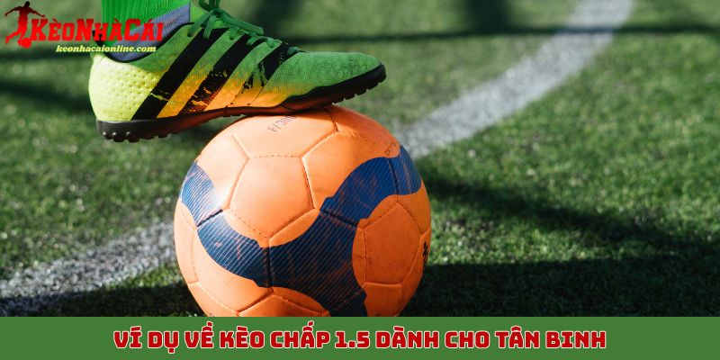 Ví dụ về kèo chấp 1.5 dành cho tân binh