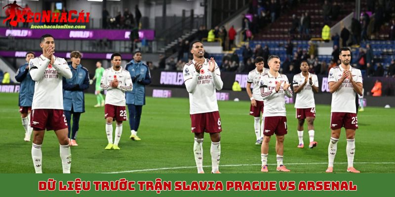 Dữ liệu trước trận Slavia Prague vs Arsenal, 5/11