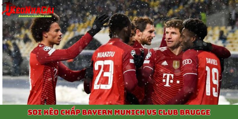 Soi kèo chấp trận đấu giữa Bayern Munich vs Club Brugge 23/10
